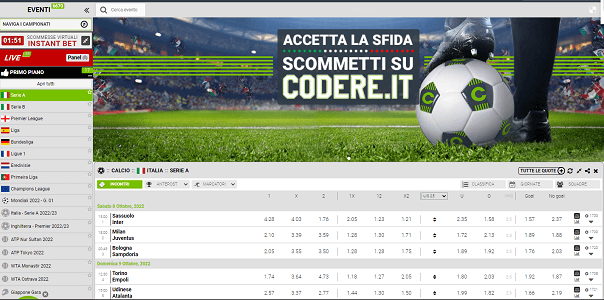Scommesse in codere