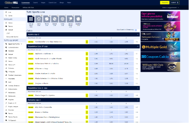 William Hill Live