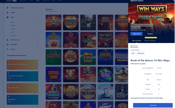 William Hill slot demo