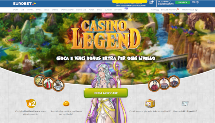 casino legend Eurobet