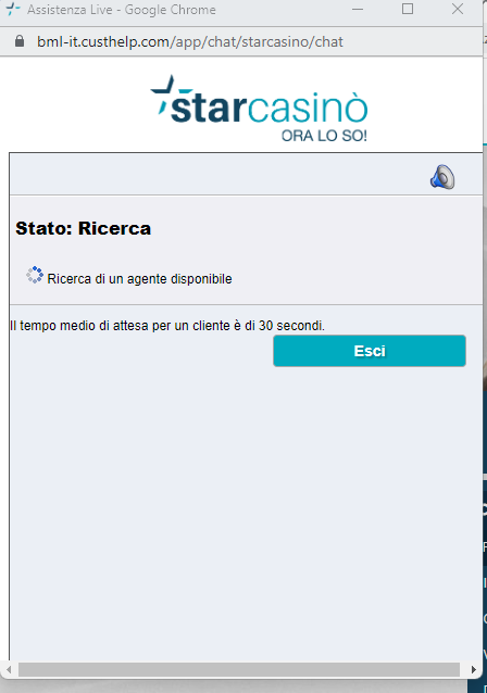 contattato l’assistenza clienti su starcasino 