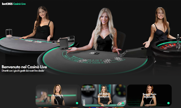 Casinò dal vivo bet365