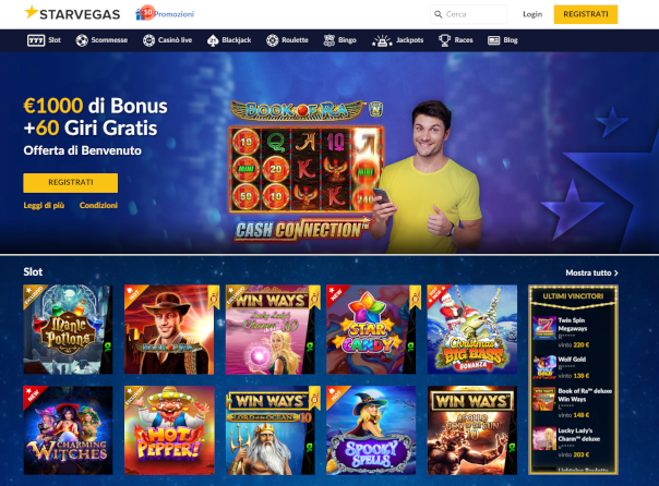 Starvegas bonus casinò