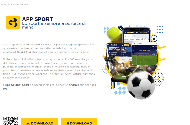 app goldbet italia