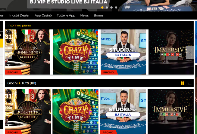 casino live goldbet italia