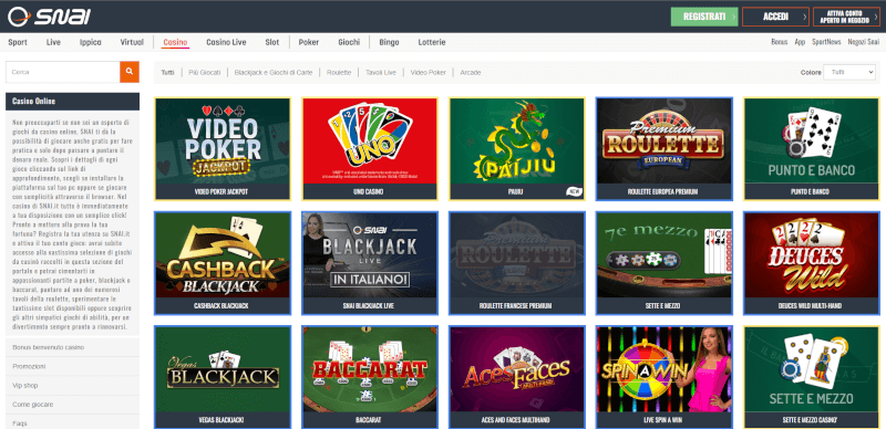 snai casino Homepage